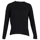 Theory Round Neck Jumper in Black Cashmere