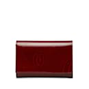 Cartier Happy Birthday Long Wallet  Leather Short Wallet in Good condition