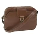 CELINE Shoulder Bag Leather Brown Auth ar10843b - Céline