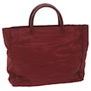 PRADA Hand Bag Nylon Red Auth ar10826b - Prada
