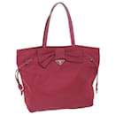 PRADA Tote Bag Nylon Pink Auth 59700 - Prada
