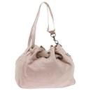 Christian Dior Canage Shoulder Bag Leather Pink Auth bs9711