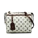 White Louis Vuitton Monogram Speedy Amazon PM Crossbody Bag