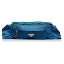 Prada Blue Tessuto Belt Bag