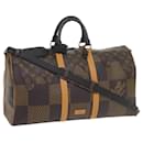LOUIS VUITTON Damier Ebene Giant Keepall Bandouliere 50 Bag N40360 auth 59906S - Louis Vuitton