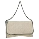 Stella MacCartney Chain Falabella Shoulder Bag Polyester White Auth bs10215 - Autre Marque