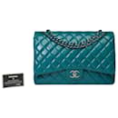 Sac Chanel Timeless/Classic in Blue Leather - 101588