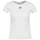 1X1 Camiseta Rib - Marine Serre - Algodón - Blanco