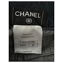 Zweifarbige Jeans mit CC-Knöpfen - Chanel