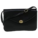 BALLY Shoulder Bag Leather Black Auth 60178 - Bally