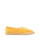 Gucci Yellow Suede Espadrilles