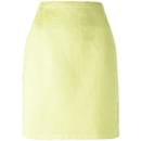 Gianfranco Ferré Lime Cotton Skirt
