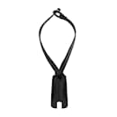 Giorgio Armani Black Leather Necklace