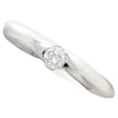 [LuxUness] Anel de platina diamante safira anel de metal em excelente estado - & Other Stories