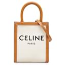 Mini cabas vertical blanc Celine - Céline