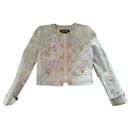 Balmain blue cotton jacket with faded effect