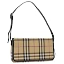 BURBERRY Nova Check Sac à bandoulière en cuir PVC Beige Auth yk9511 - Burberry