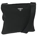 PRADA Shoulder Bag Nylon Black Auth 60962 - Prada