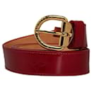 Cinturón Vernis con monograma rojo de Louis Vuitton