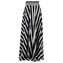 Diane Von Furstenberg Striped Maxi Skirt in Multicolor Acetate