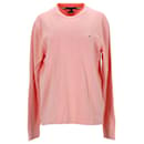 Mens lined Face Organic Cotton Crew Neck Jumper - Tommy Hilfiger