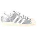 Adidas Superstar 80s Sneakers in Silver Leather - Autre Marque