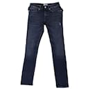 Calça jeans masculina slim fit com lavagem escura - Tommy Hilfiger