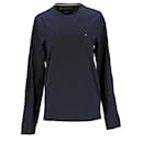 Camiseta masculina essencial de algodão orgânico de manga comprida - Tommy Hilfiger
