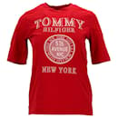Camiseta feminina de algodão orgânico com logotipo de Nova York - Tommy Hilfiger