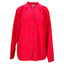 Womens Curve Mandarin Collar Shirt - Tommy Hilfiger