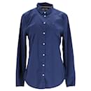 Camisa feminina de algodão elástico com ajuste regular - Tommy Hilfiger