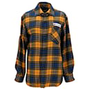 Acne Studios Plaid Shirt in Multicolor Cotton Flannel