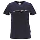 Camiseta feminina essencial de algodão orgânico - Tommy Hilfiger
