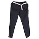 Womens Garment Dyed Cotton Tencel Trousers - Tommy Hilfiger
