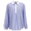 Womens Pure Cotton Lace Stripe Shirt - Tommy Hilfiger