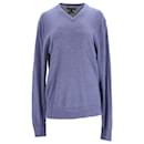 Pull col V en coton et cachemire Pima pour homme - Tommy Hilfiger