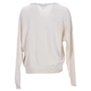 Tommy Hilfiger Womens Oversized Fit Jumper in Cream Wool