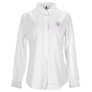 Womens Essential Fitted Embroidery Oxford Shirt - Tommy Hilfiger