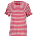 Womens Relaxed Fit Stripe T Shirt - Tommy Hilfiger