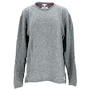 Tommy Hilfiger Tommy Jeans Mens Essential Relaxed Fit Jumper in Green Cotton