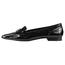 Black patent leather loafers - size EU 38.5 - Chanel