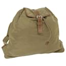 PRADA Backpack Nylon Beige Auth 60398 - Prada