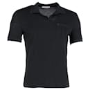 Versace Polo Shirt in Black Cotton