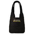 Praia Medium Shopper Bag - Isabel Marant - Raffia - Black