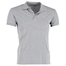 Dolce & Gabbana Short Sleeve Polo Shirt in Grey Cotton