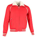 Louis Vuitton Zipped Jacket in Red Cotton