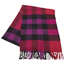 Burberry Red House Check Cashmere Scarf