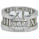 Tiffany Silver Atlas Diamond Ring - Tiffany & Co