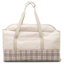 Burberry Brown House Check Baby-Wickeltasche