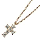 [LuxUness] 18Collier pendentif croix diamant or k Collier en métal en excellent état - & Other Stories